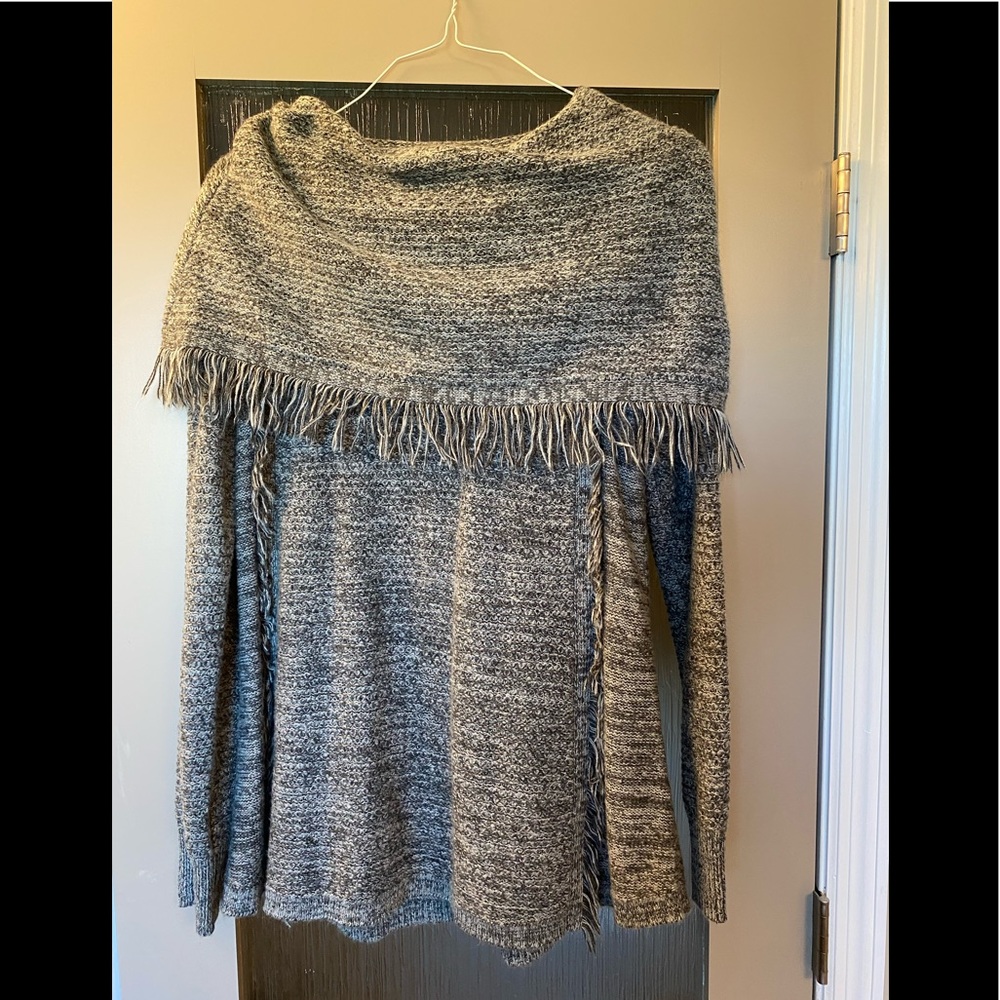 Grey Knox Rose Sweater